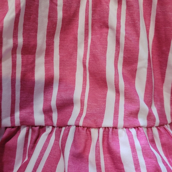 NWT Tommy Bahama 2 Pack Tropical Stripe Pink Dresses 3T - Picture 4 of 6